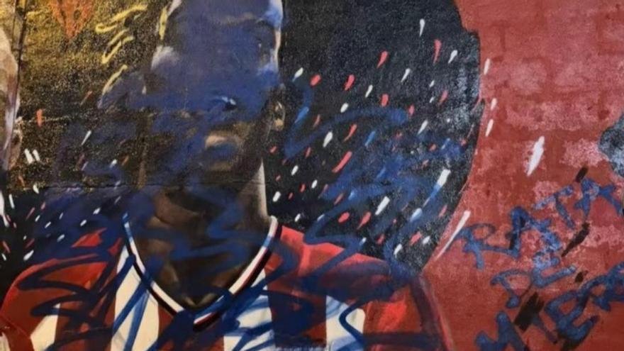Vandalizan Nuevamente El Mural De Nico Williams Rata De Mierda