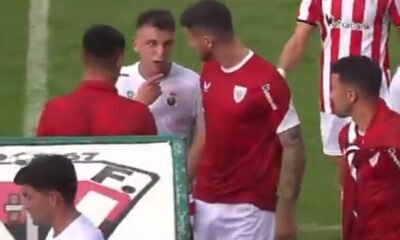 Conflicto Entre Inigo Vicente Y Sancet En Amistoso Athletic Racing