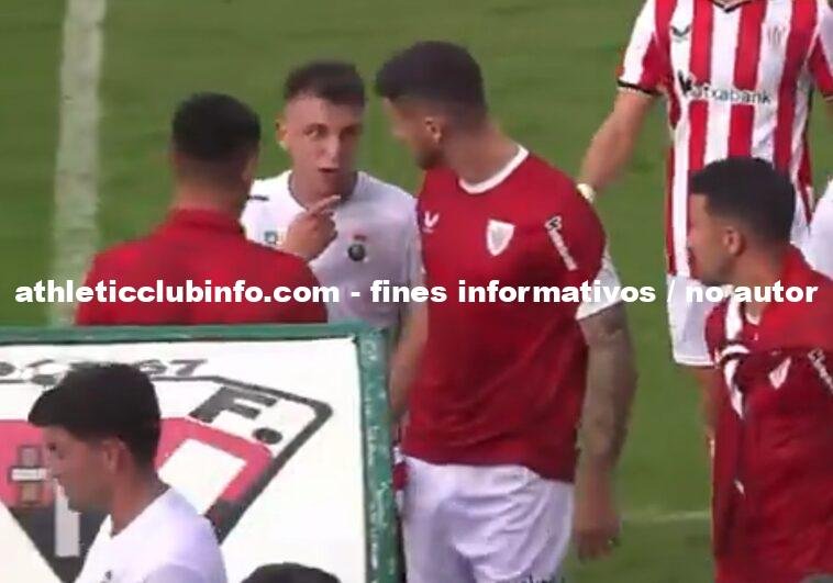 Conflicto Entre Inigo Vicente Y Sancet En Amistoso Athletic Racing