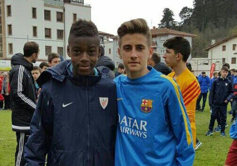 El Athletic Lanza Pulla Al Barca Con Foto De Nico Y Robert Navarro