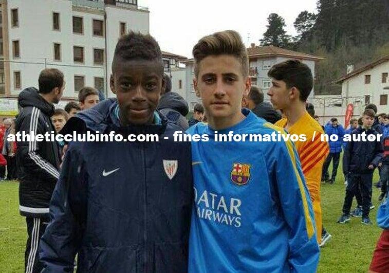 El Athletic Lanza Pulla Al Barca Con Foto De Nico Y Robert Navarro