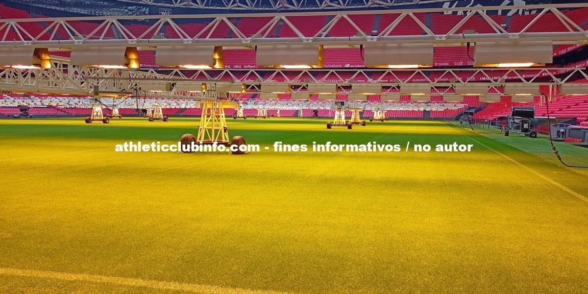 El Athletic Mejora El Cesped De San Mames Con Tecnologia De Sener