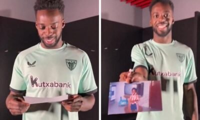 El Emotivo Regalo Del Athletic A Inaki Williams Una Foto De Su Infancia