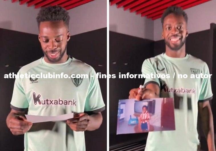 El Emotivo Regalo Del Athletic A Inaki Williams Una Foto De Su Infancia