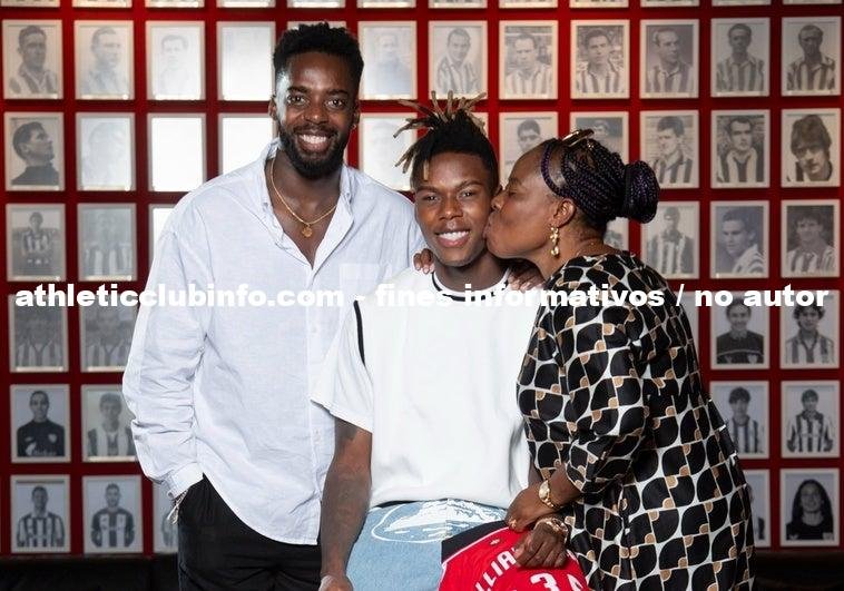 Los Besos De Inaki Y Maria Arthuer A Nico Tras Su Renovacion Con El Athletic