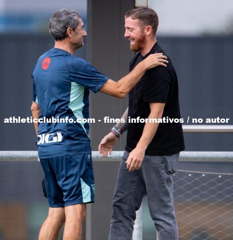 Muniain Saluda A Valverde En Su Nuevo Rol Como Entrenador En Lezama