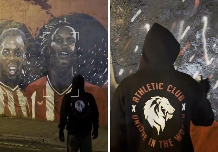 Nico Renueva Con El Athletic Y Lo Celebra En Mural De Barakaldo