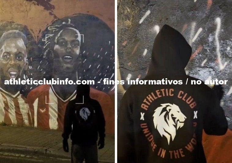 Nico Renueva Con El Athletic Y Lo Celebra En Mural De Barakaldo