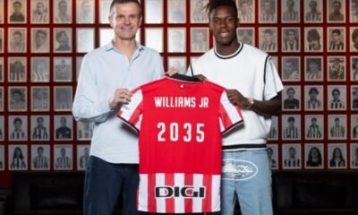 Nico Williams Firma Contrato Con El Athletic Hasta 2035 Y Agradece Carino