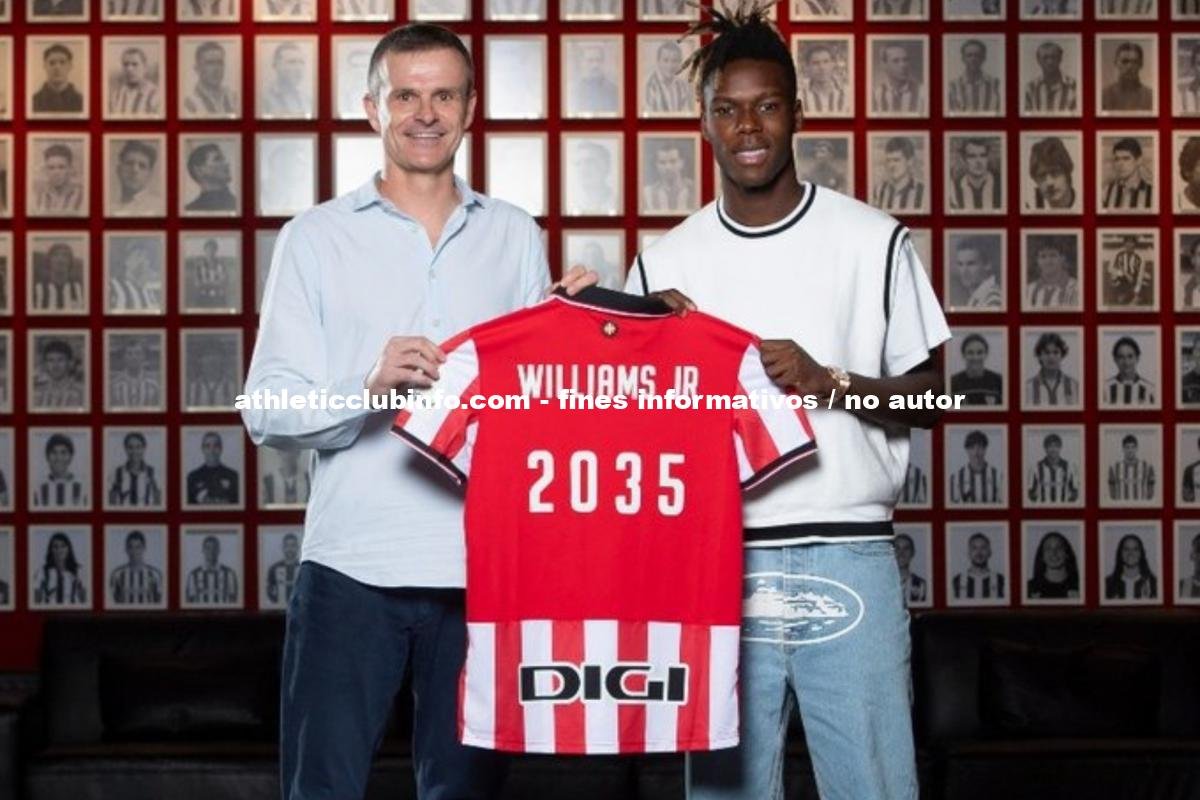 Nico Williams Firma Contrato Con El Athletic Hasta 2035 Y Agradece Carino