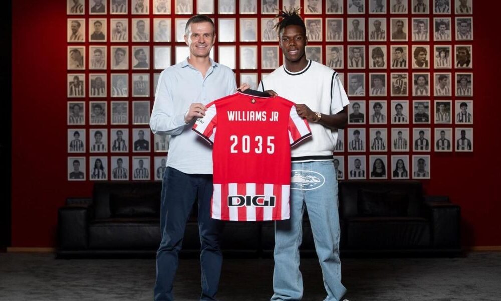 Nico Williams firma su renovación con el Athletic hasta 2035