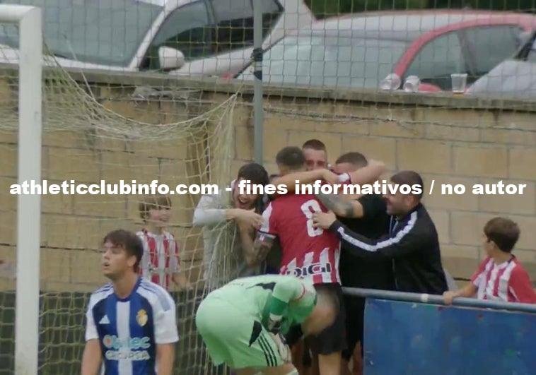 Sancet Celebra Su Primer Gol De Pretemporada Con El Athletic En Amorebieta