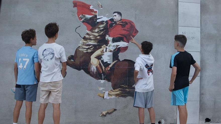Vandalizan Mural De Jesus Areso En El Soto De Lezkairu Pamplona