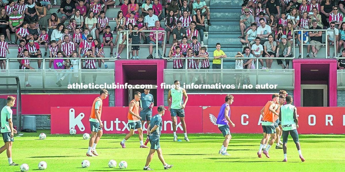 El Athletic Renueva Su Moral En Lezama Con El Apoyo De 2500 Aficionados