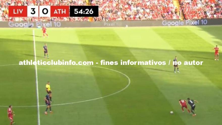 Error En Rotulacion Suescun Aparece En Alineacion Del Athletic Vs Liverpool
