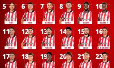 Los Dorsales Del Athletic Para La Temporada 2025 26 Novedades Y Cambios