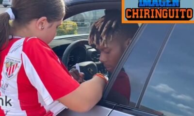 Nina Viaja 700 Km Desde Vigo Para Que Nico Williams Firme Su Camiseta