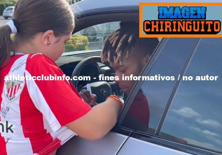 Nina Viaja 700 Km Desde Vigo Para Que Nico Williams Firme Su Camiseta